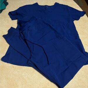 Blue Scrub Set Mandala